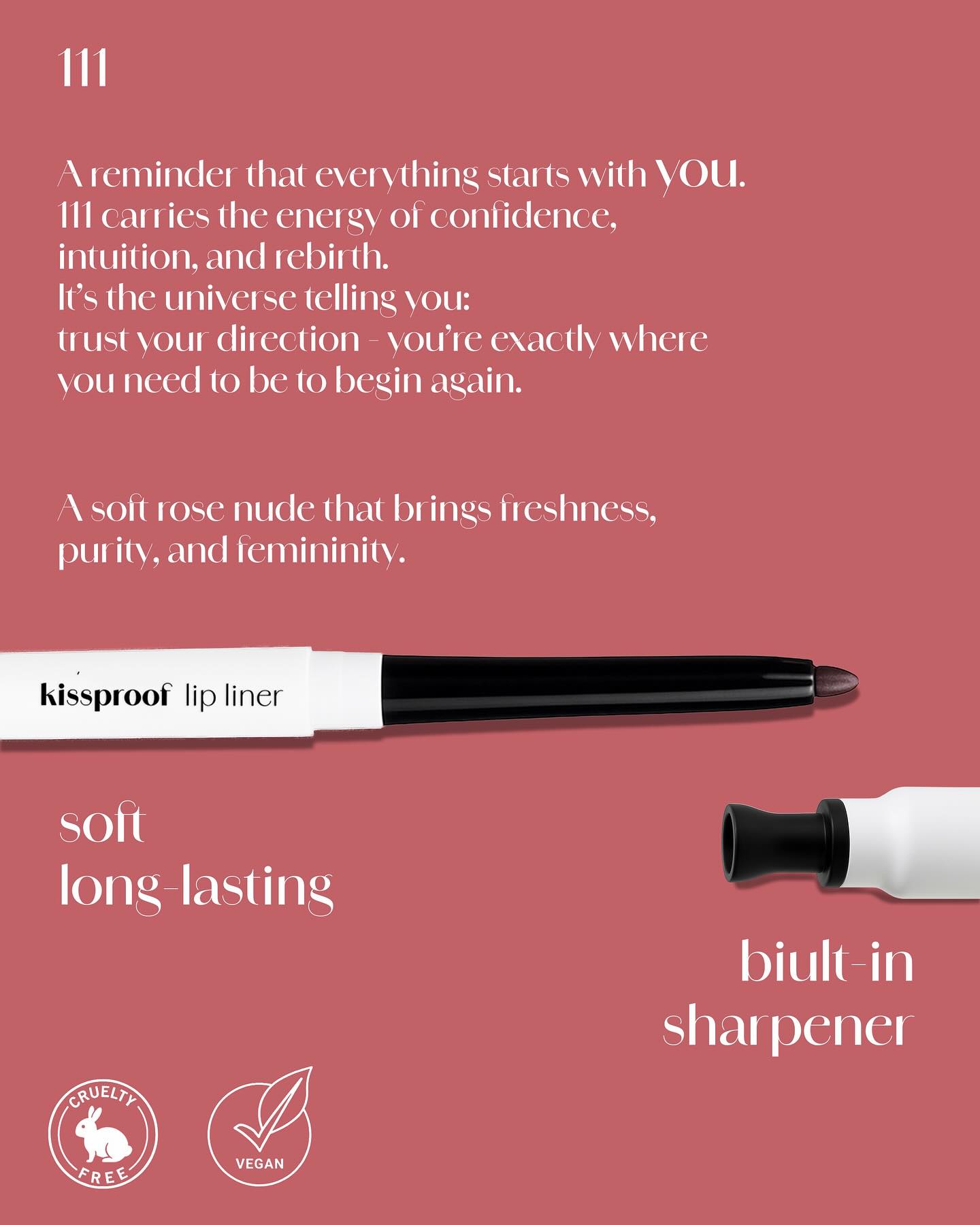 Balance — lip close-up